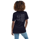 Women's Relaxed T-Shirt Blessed are the Poor in Spirit