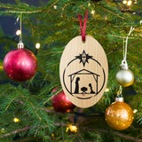 Wooden ornaments Nativity