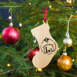 Wooden ornaments Nativity