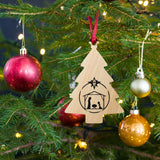 Wooden ornaments Nativity
